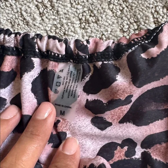 Leopard Print Bikini Set - Picture 2 of 3